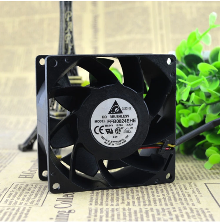 Original DELTA FFB0824EHE Cooling Fan 24V 0.75A 12W 3wires FFB0824EHE Fans